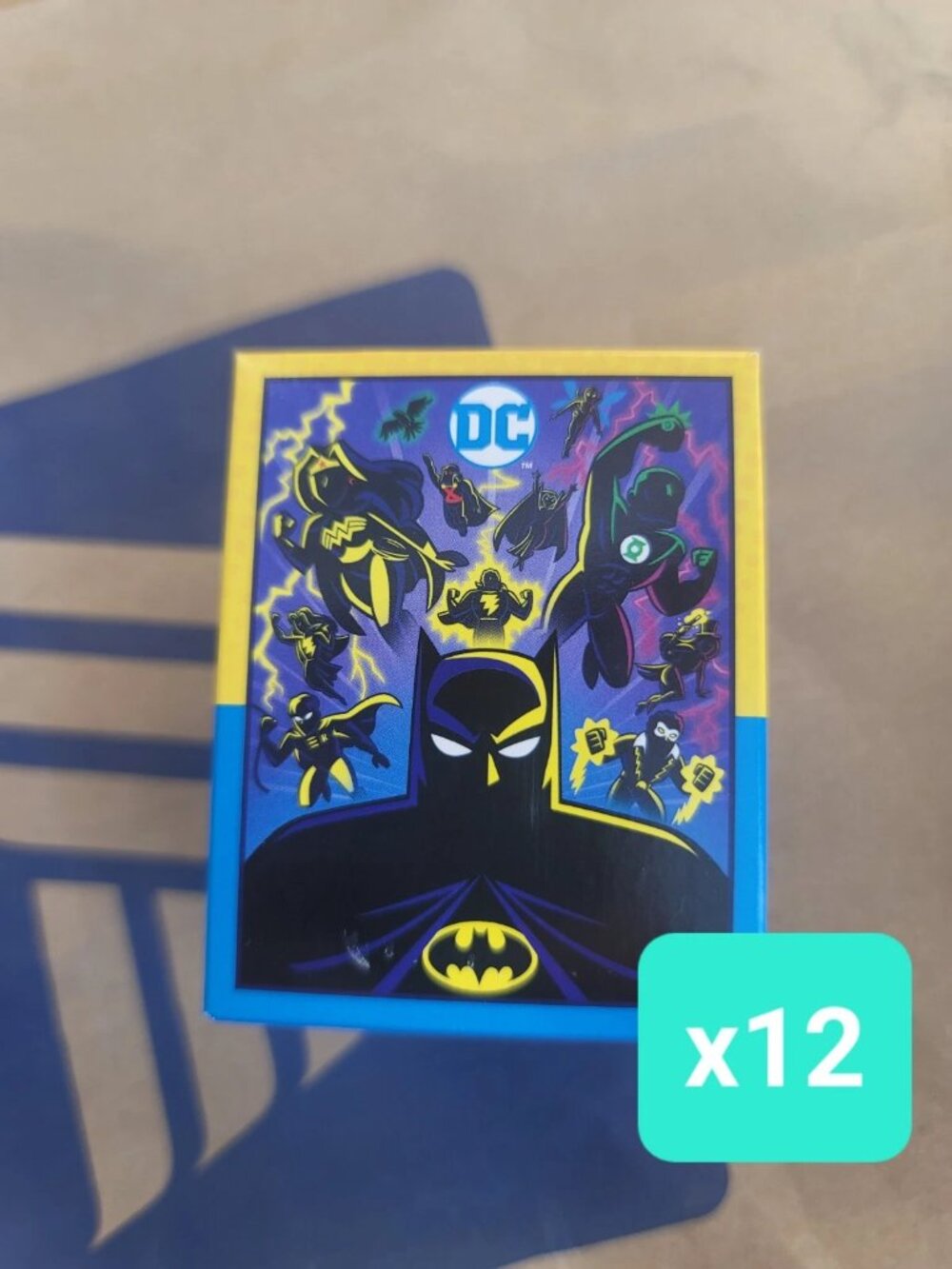 Lot of 12: Wendys DC Comics Mini Superheroes, Kids Meal Toys New Sealed 2025